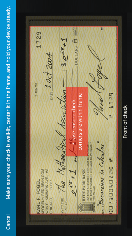 my check, image vertical